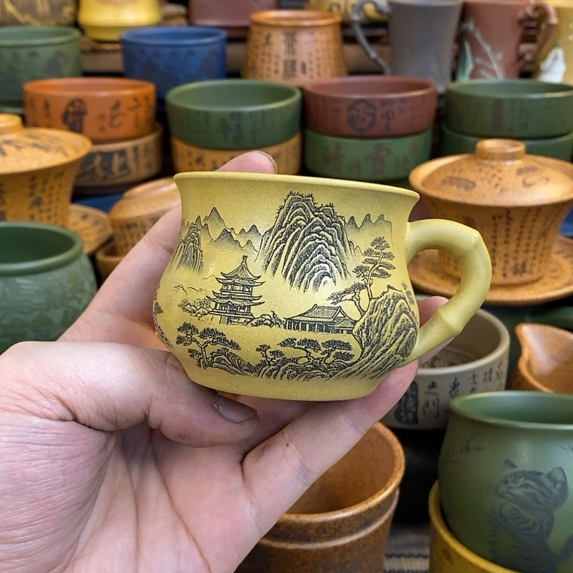 【闪购商品】紫砂杯子宜兴全手工紫砂杯