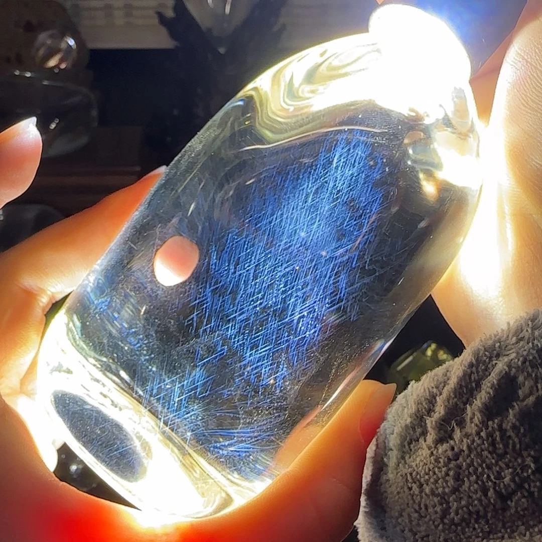 水晶天然摆件未镶嵌真*心