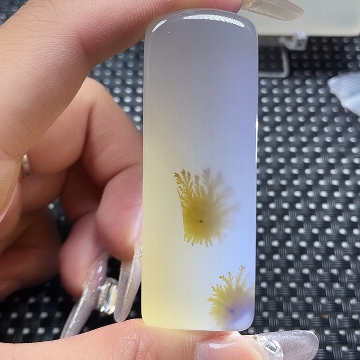 墨***势未镶嵌玛瑙/玉髓珠宝半成品