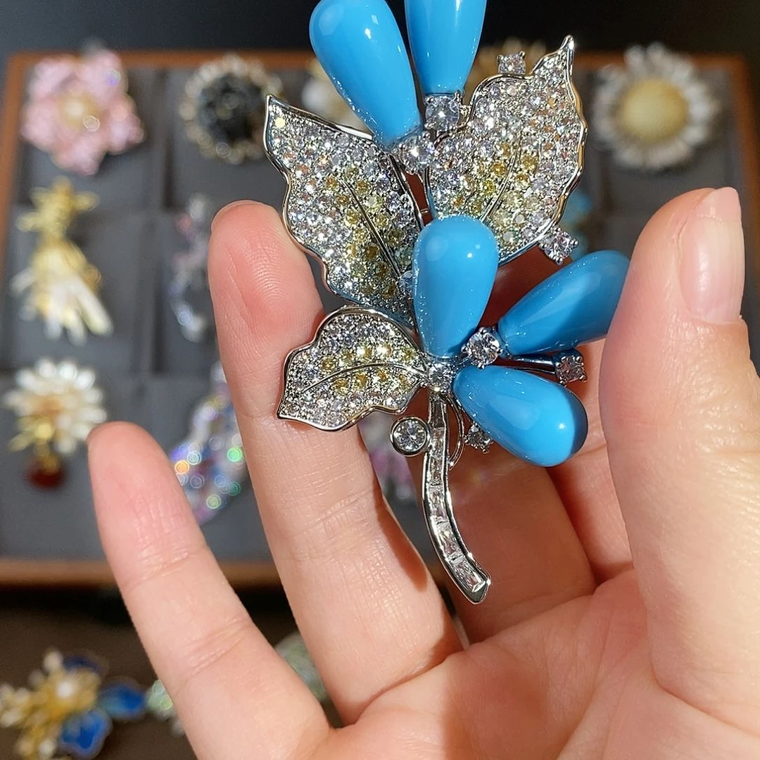 锆石铜合金露草蓝