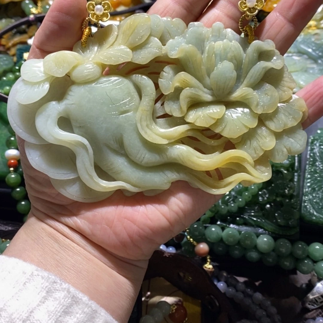 【闪购商品】蛇纹石玉毛衣链未镶嵌