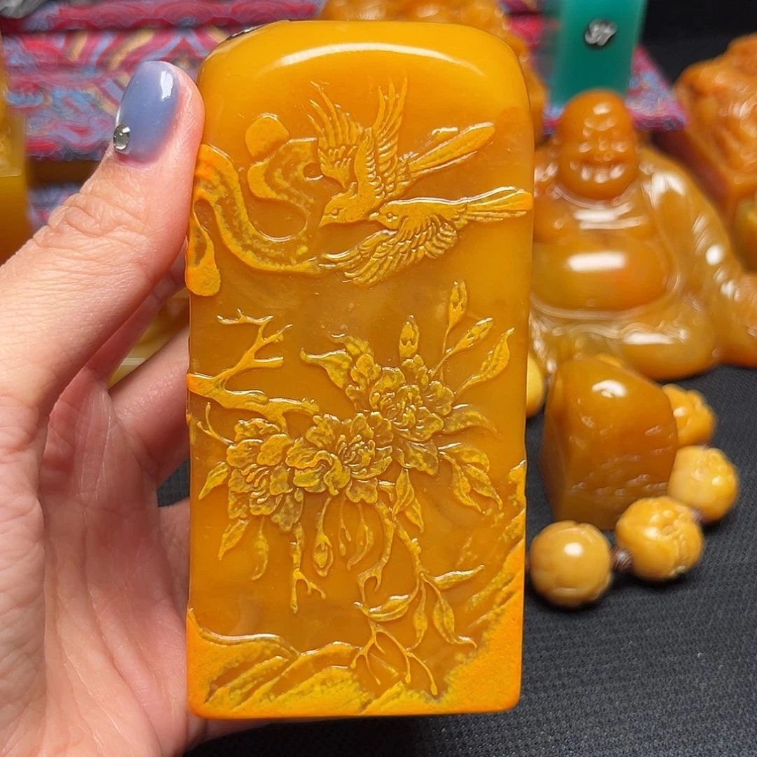 朱***立田黄石石雕石雕石雕