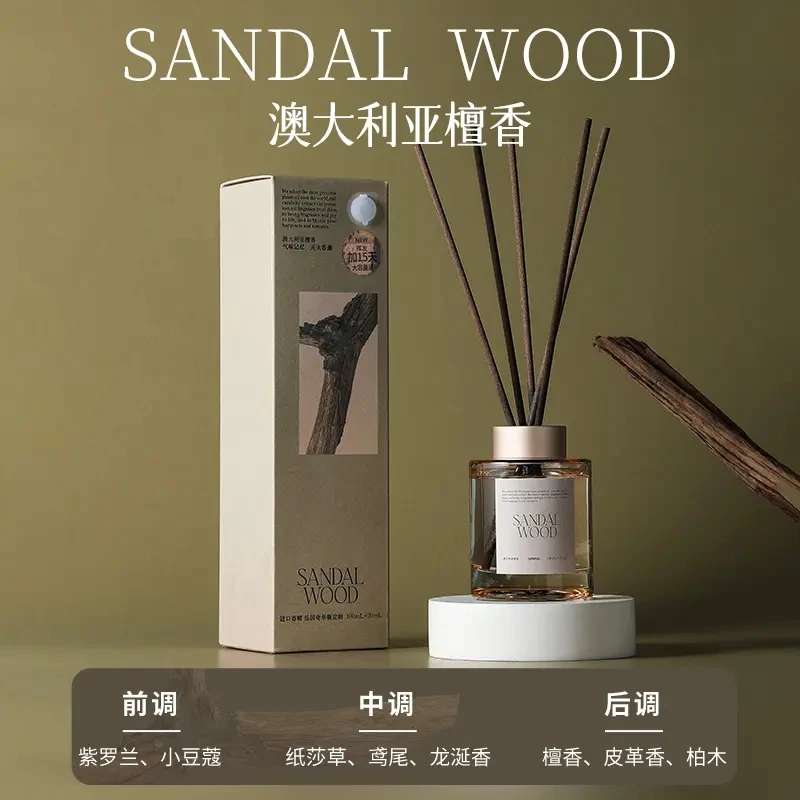 MINISO名创优品五星级白茶澳大利亚檀香四季茶清香格丽香薰无火