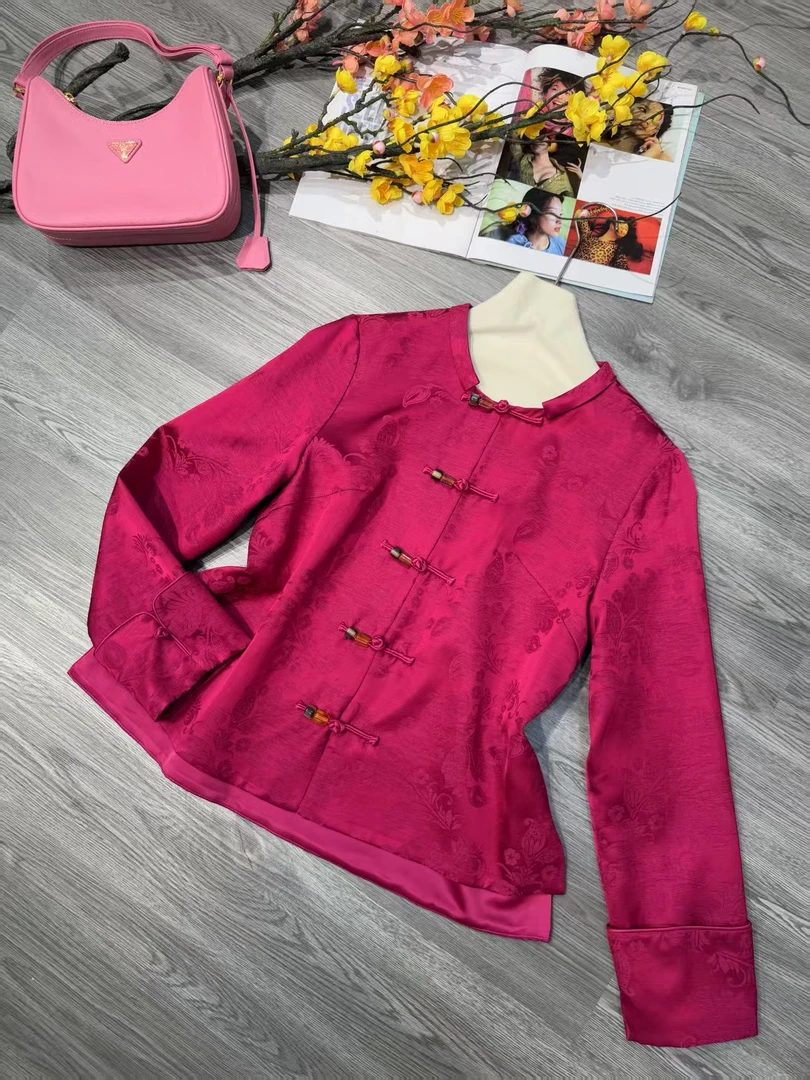 『风华绝代』新中式国风气质穿搭重磅提花上衣