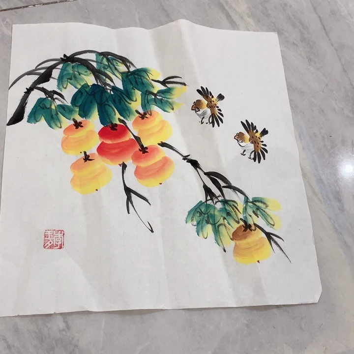 国画纸本艺术作品