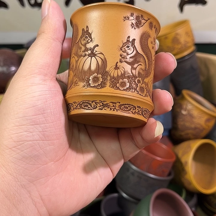 茶杯紫砂全手工紫砂主人杯