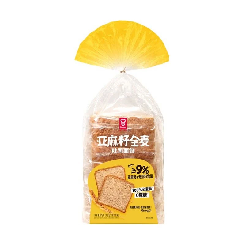 山姆嘉顿亚麻籽全麦吐司面包875g(内含5个独立包装)解馋小零食美食