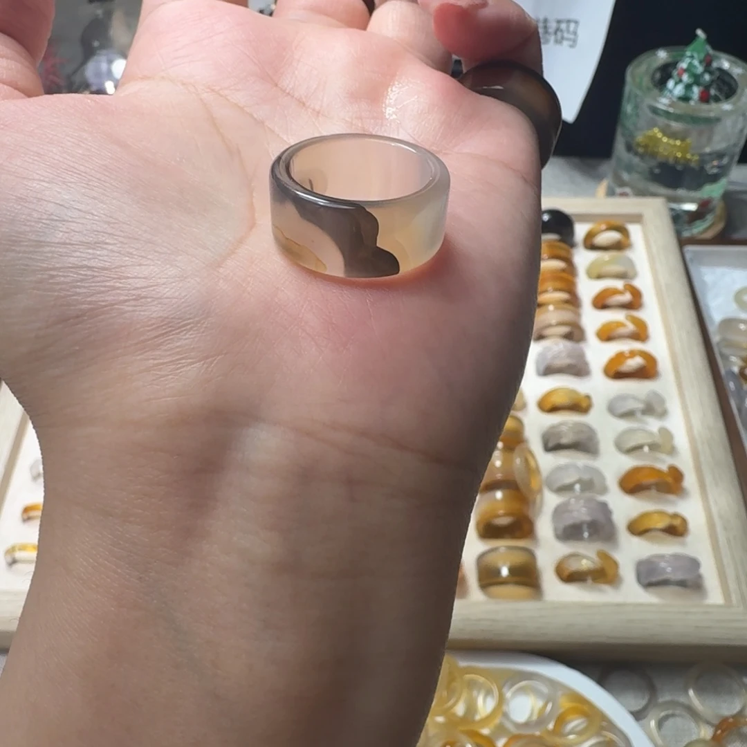 未镶嵌戒指玛瑙/玉髓694港15-16周54