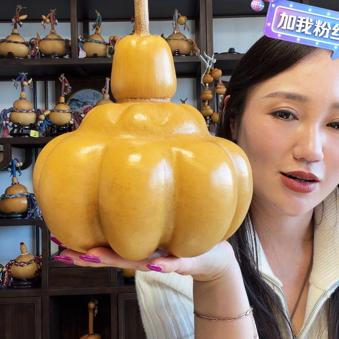 W***h花皮花墩葫芦摆件