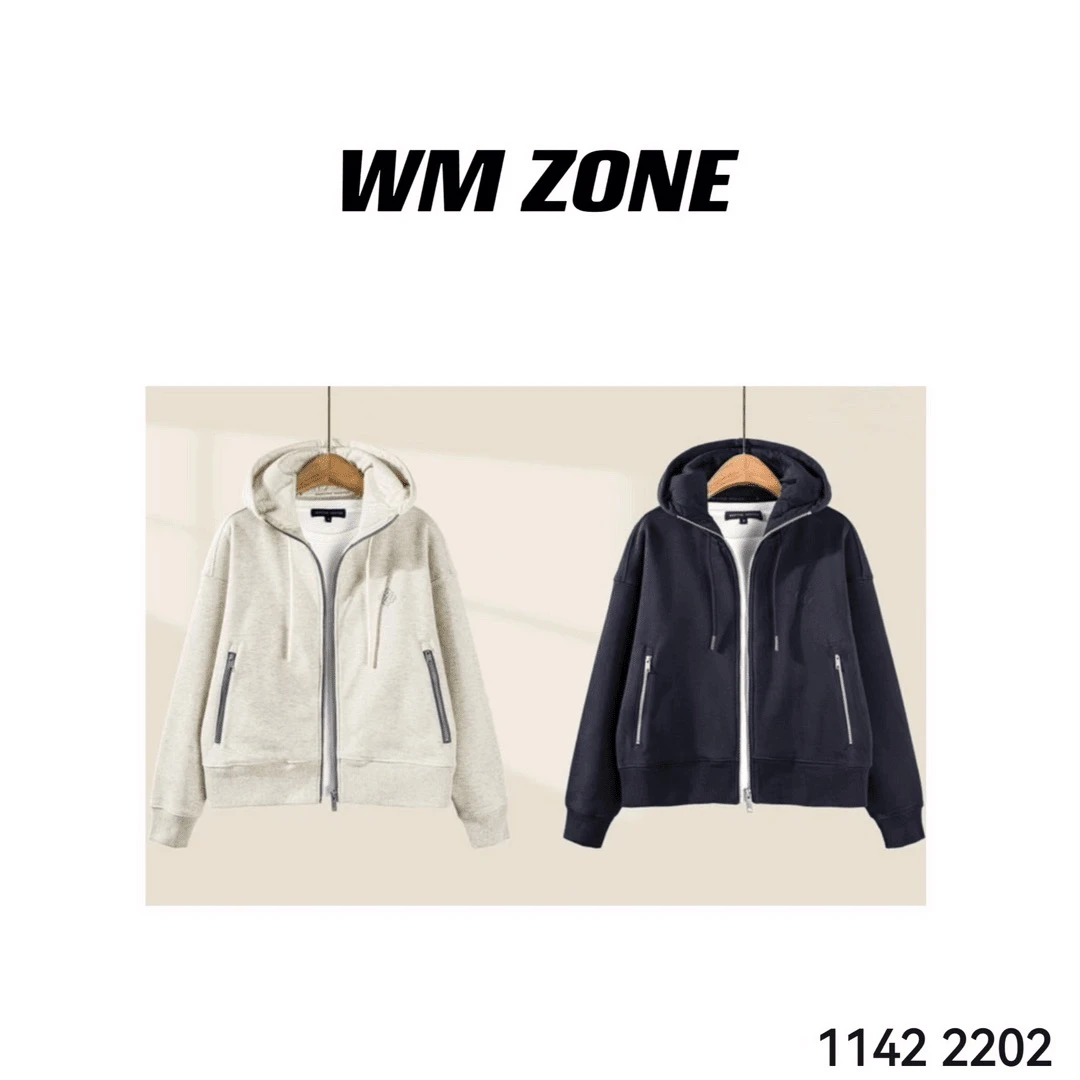 虎儿 3-1862 2202 加绒连帽卫衣开衫