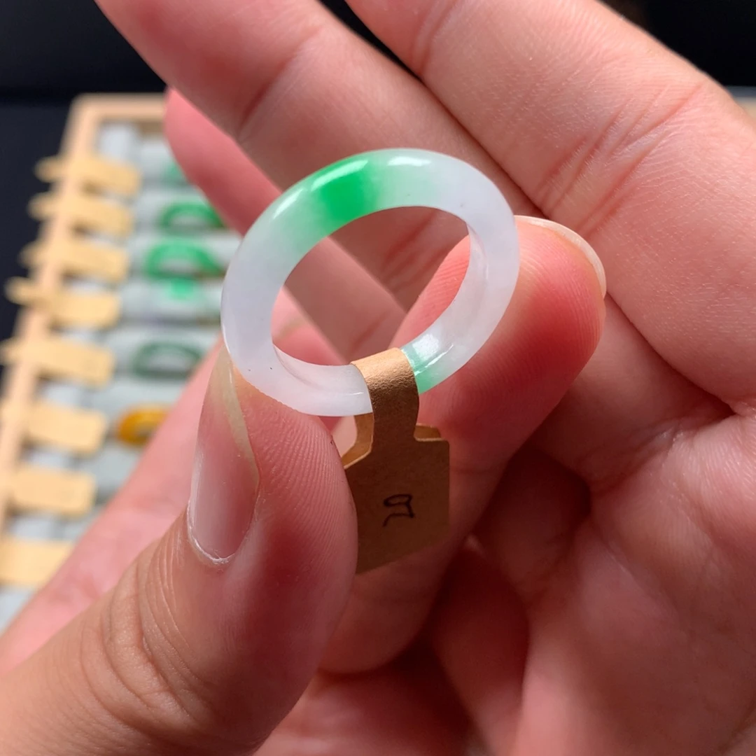 非金属无酒**桃戒指戒圈圈口20