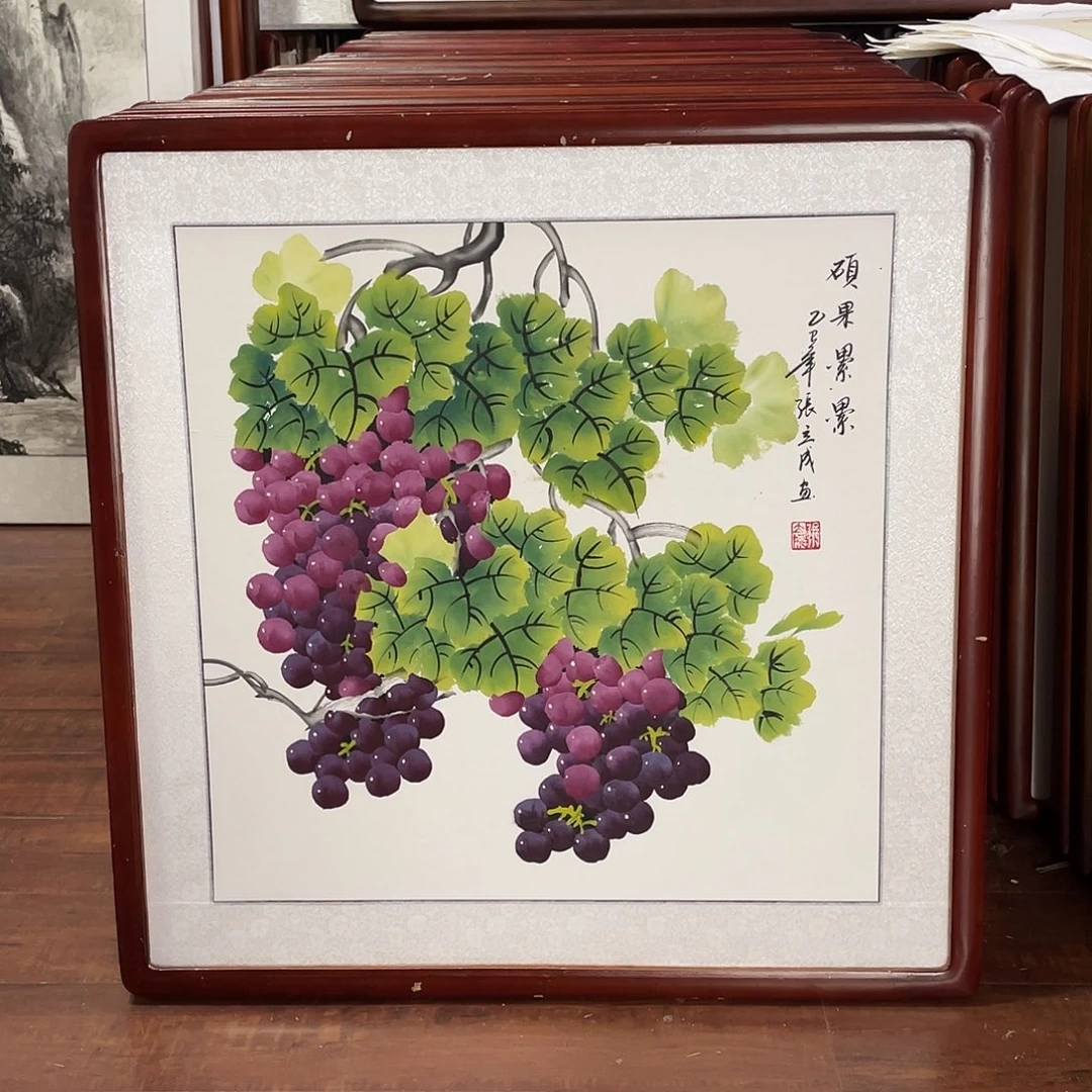 国画带框尺寸63*63厘米