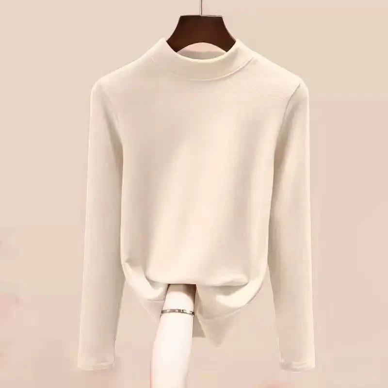 半高领保暖打底衫发3件