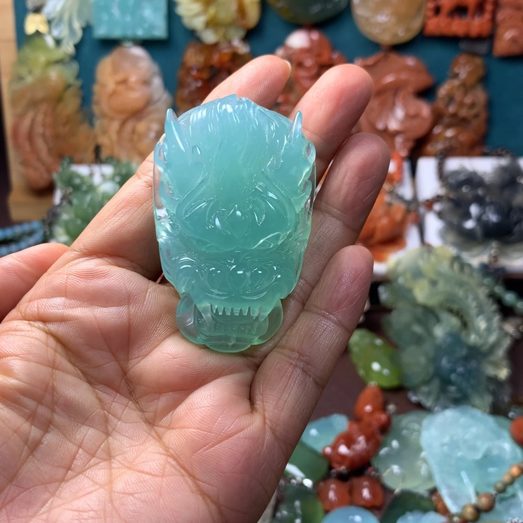 C***s蛇纹石玉未镶嵌挂坠