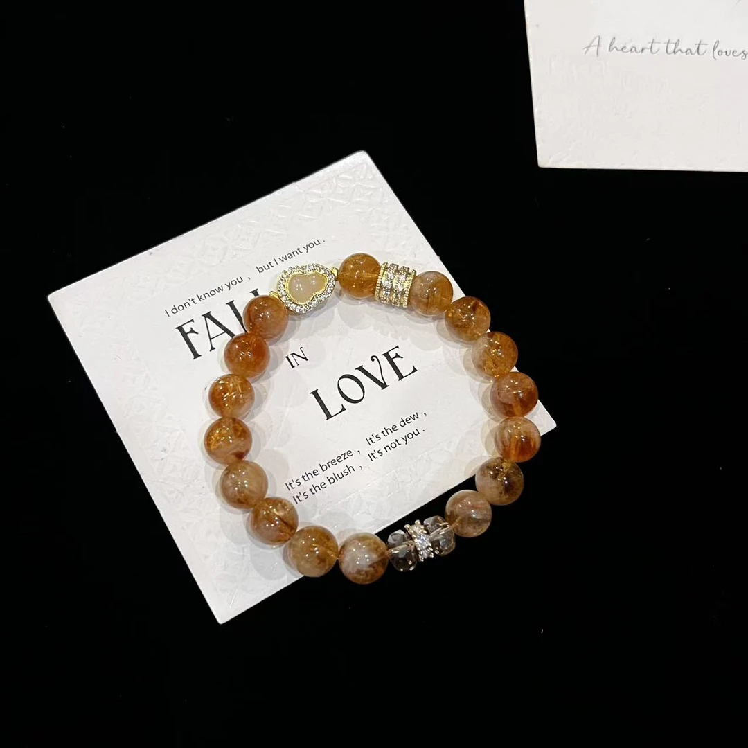 F714 10mm黄塔设计款手串 多样性发一