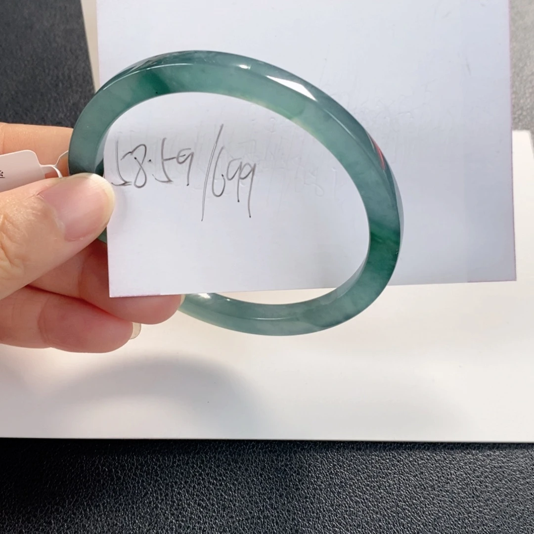 翡翠未镶嵌手镯天然翡翠