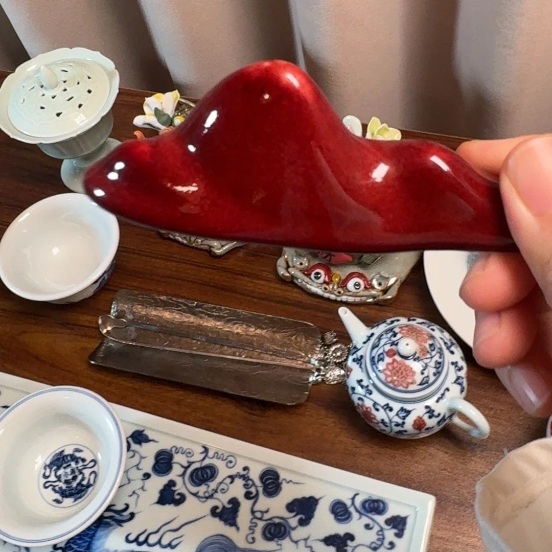 成***成摆件手工手绘景德镇陶瓷