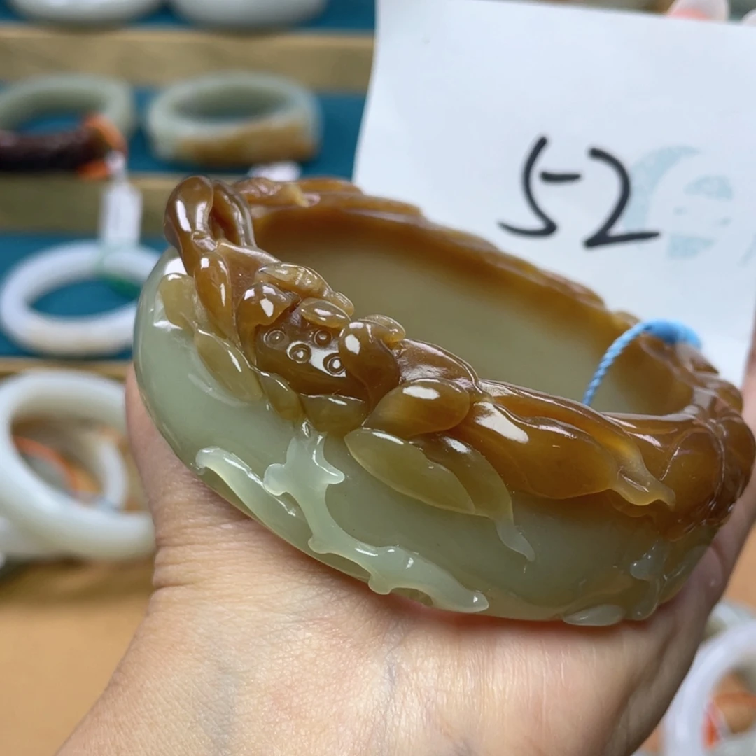 未镶嵌手镯和田玉圈口63