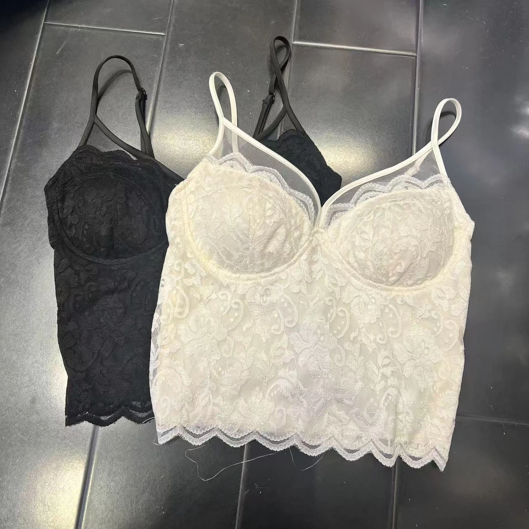 “巴黎小新”蕾丝雕花高定外穿文胸美背