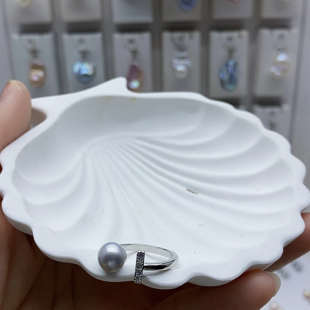 颈饰合金淡水珍珠