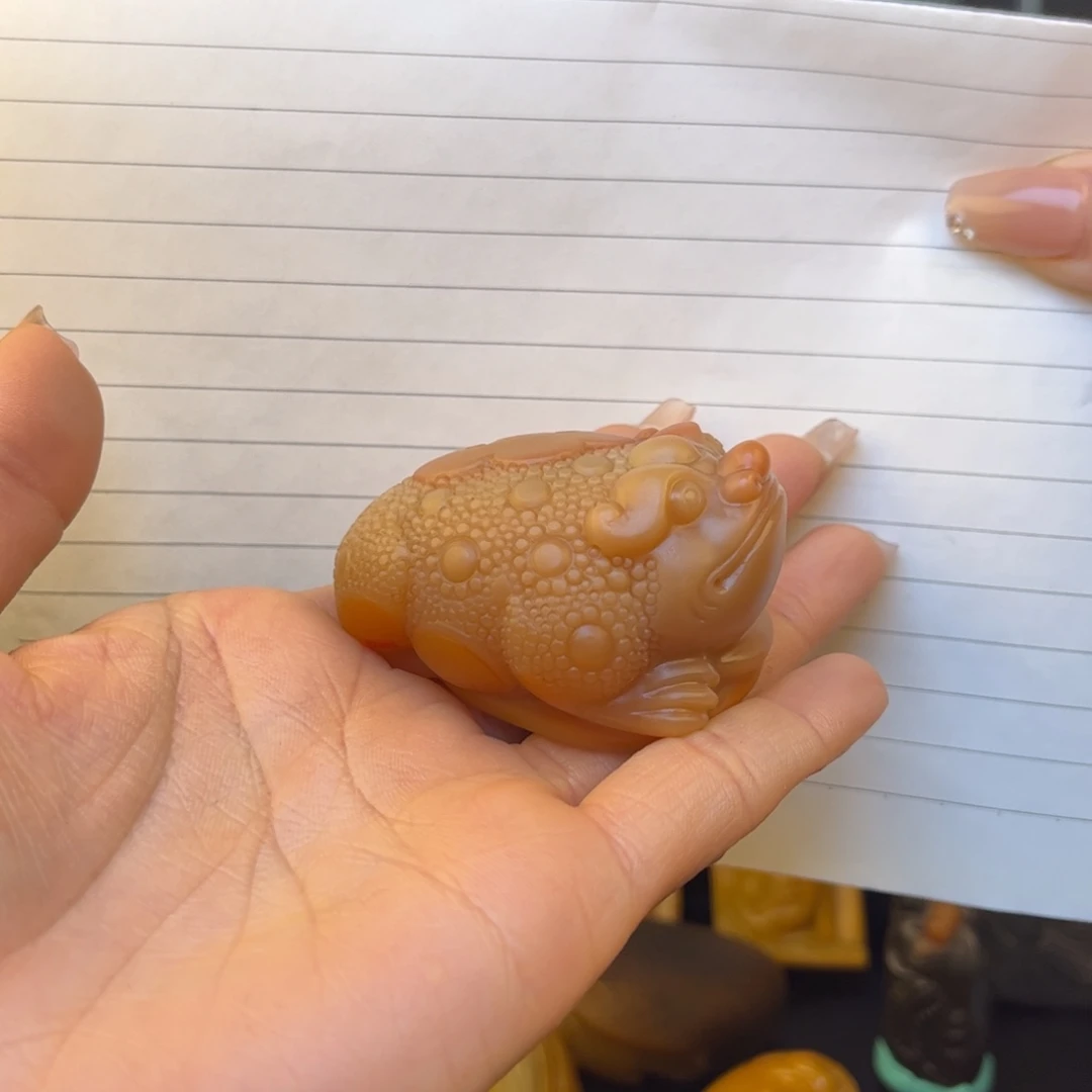 石英质玉黄蜡石吊坠未镶嵌一**茗