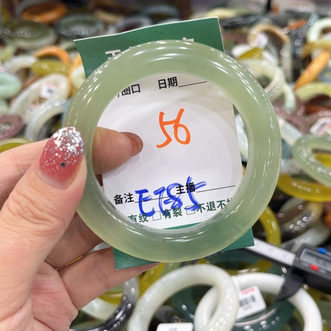 未镶嵌蛇纹石玉手镯手镯