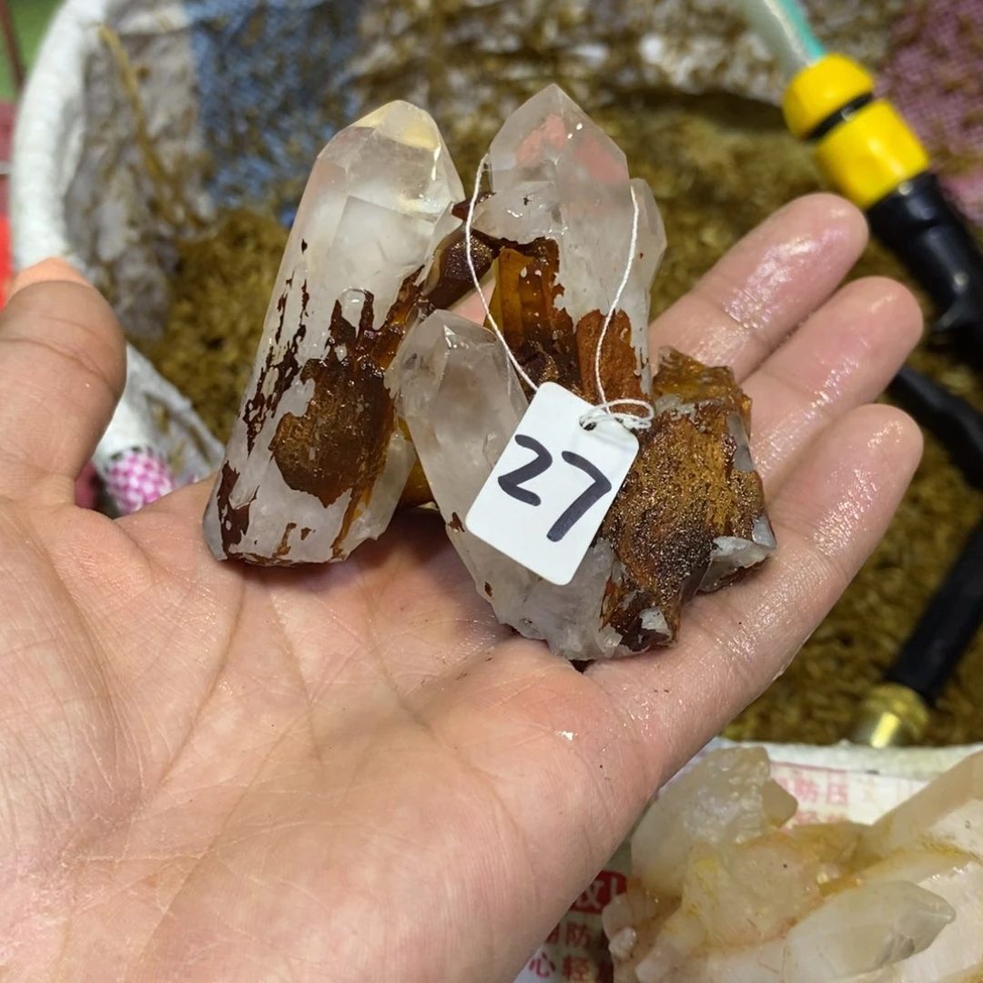 水晶水晶原石摆件未镶嵌A****k