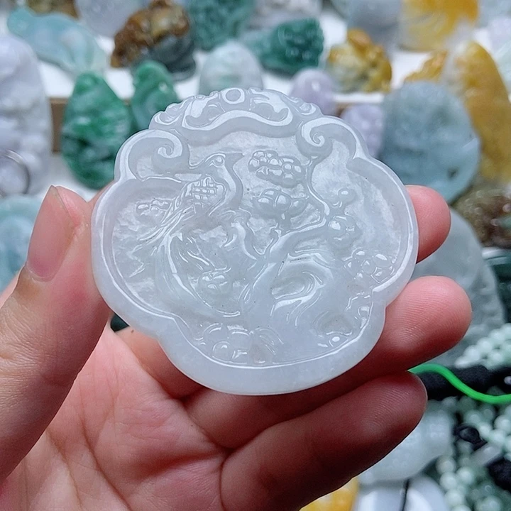 吊坠(不含链)未镶嵌翡翠1