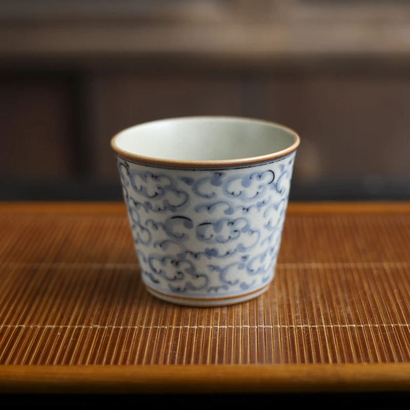 【慕白茶集】 朴云堂-祥云手握杯-150ML（朴杯0394）