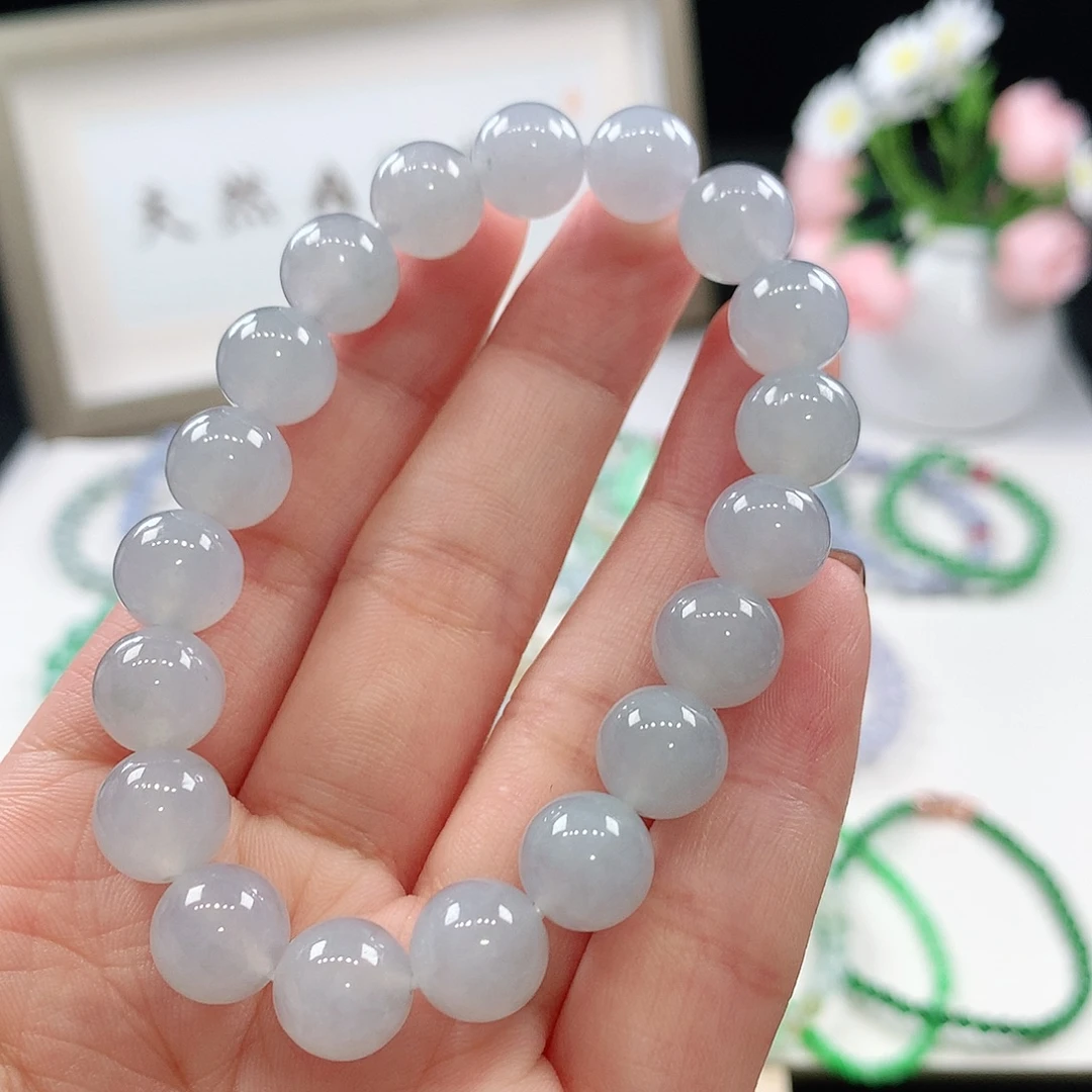 翡翠未镶嵌手链10mm
