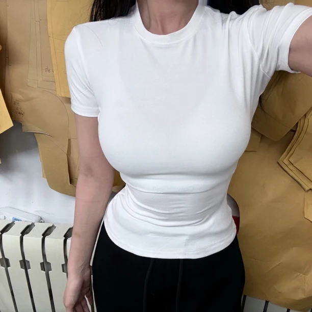 楠楠李超弹沙漏腰蚂蚁腰折角腰小领T003