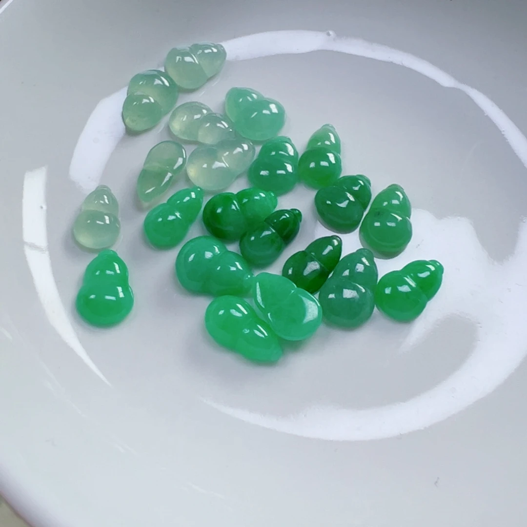 翡翠散珠葫芦一个 多样性发货