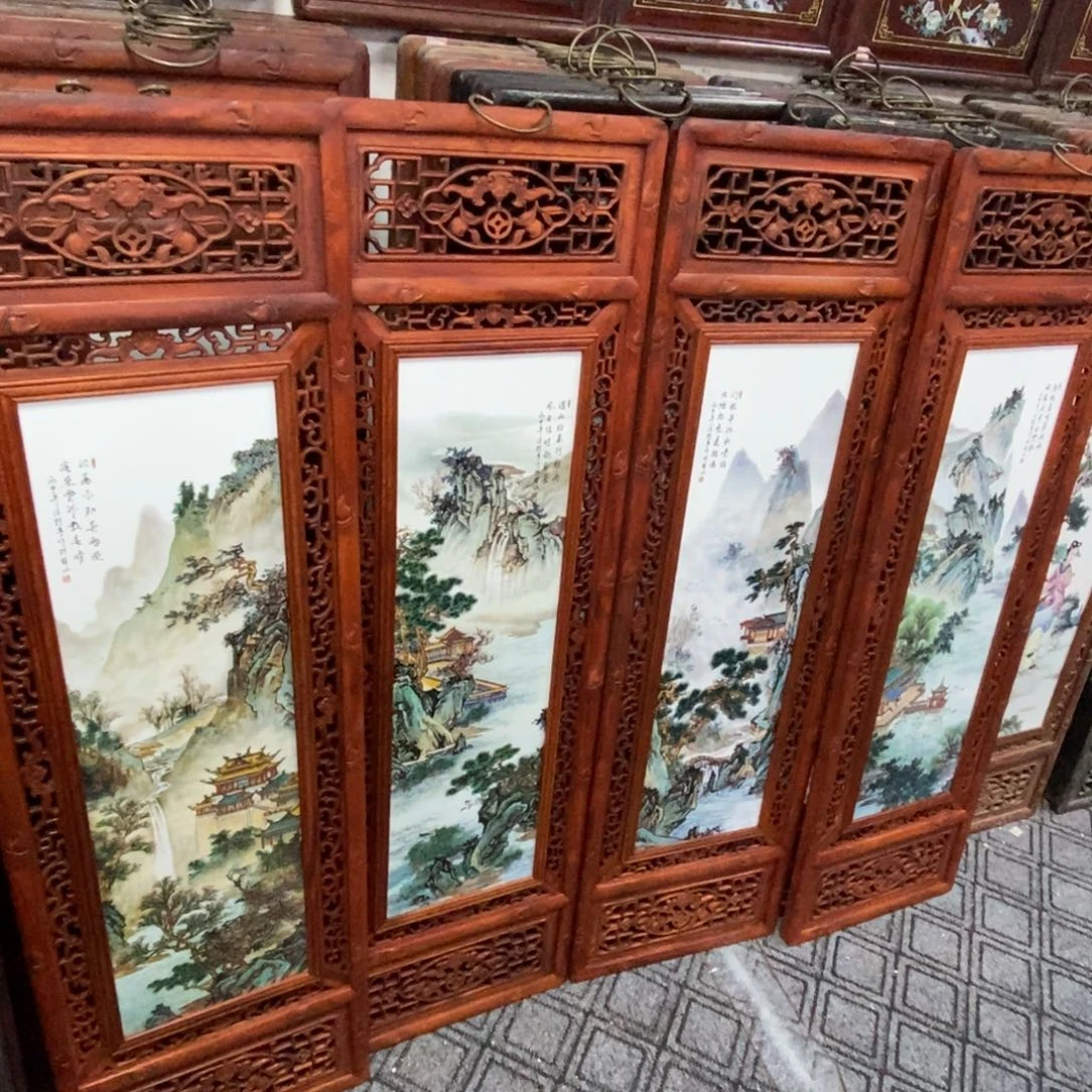 瓷片1.2*36*4景德镇瓷板画柴窑烧制