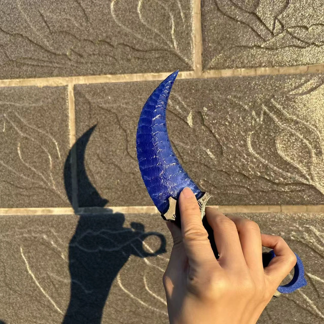 打制石器纯手工爪子刀游戏道具Csgo玩具模型道具送男友把玩收藏