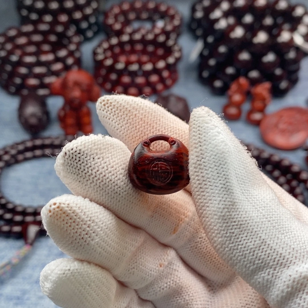 手串/手链檀香紫檀（小叶紫檀）平安锁