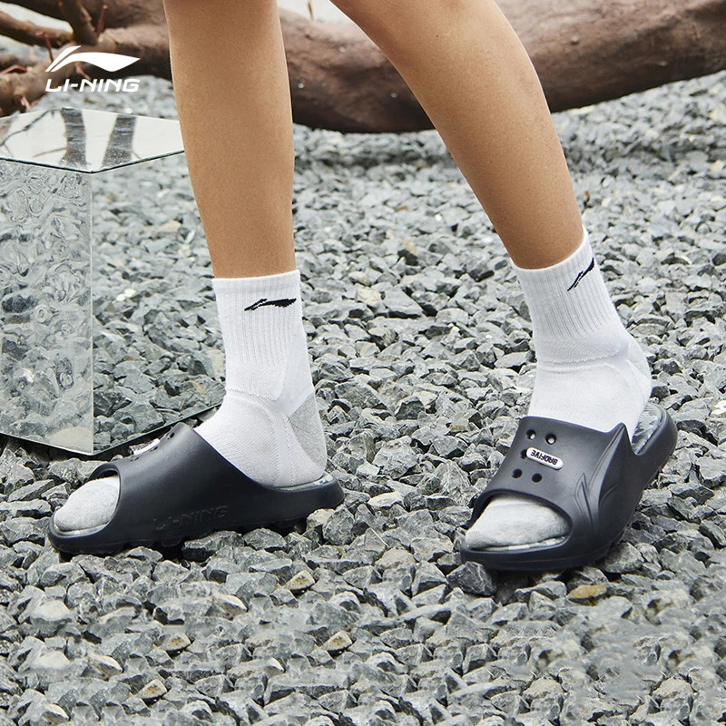 LI-NING/李宁运动拖鞋男夏季外穿篮球游泳防滑凉拖女款户外沙滩鞋