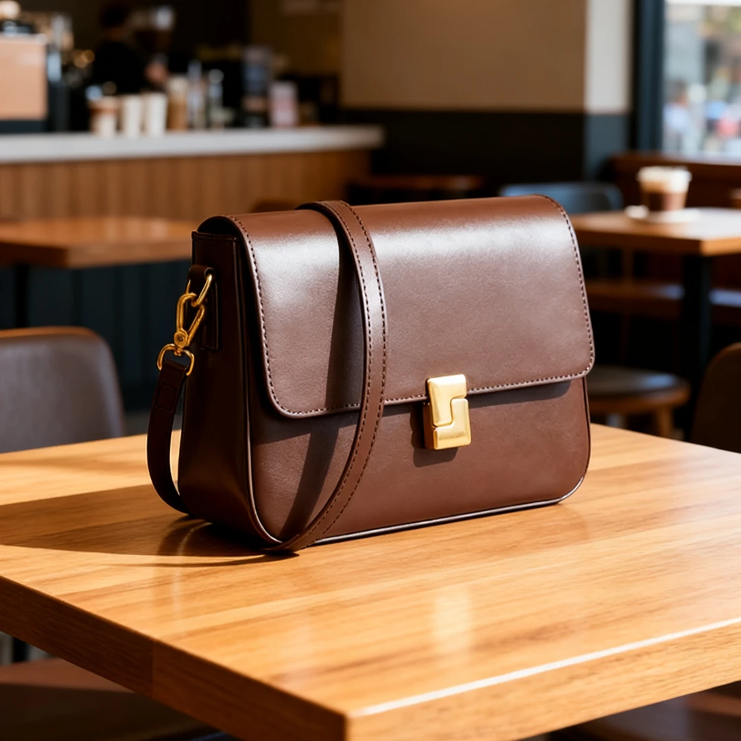 复古真皮包包女包新款斜挎包女士通勤单肩豆腐包小方包小众牛皮包