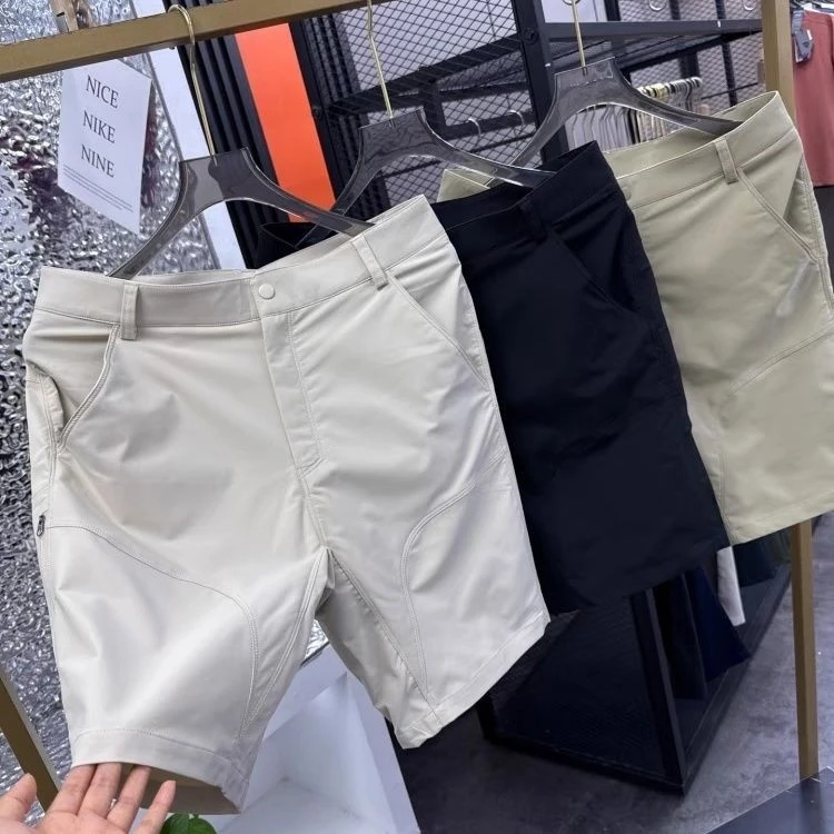休闲短裤男夏季户外薄款短裤潮流透气运动五分裤高档新款修身休闲