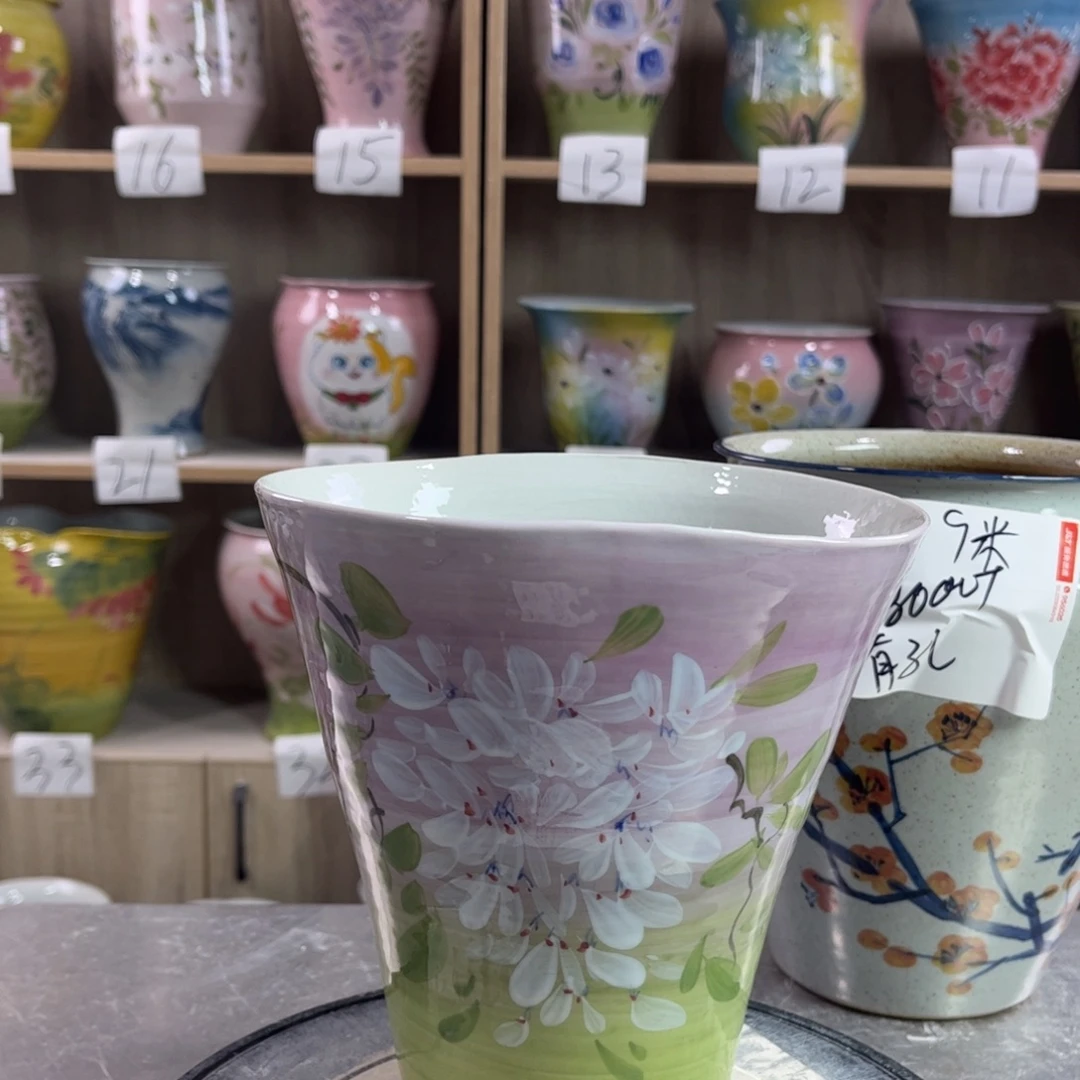 景德镇陶瓷花盆花盆