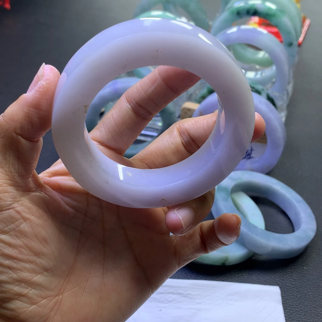 定制翡翠正未镶嵌卡****影