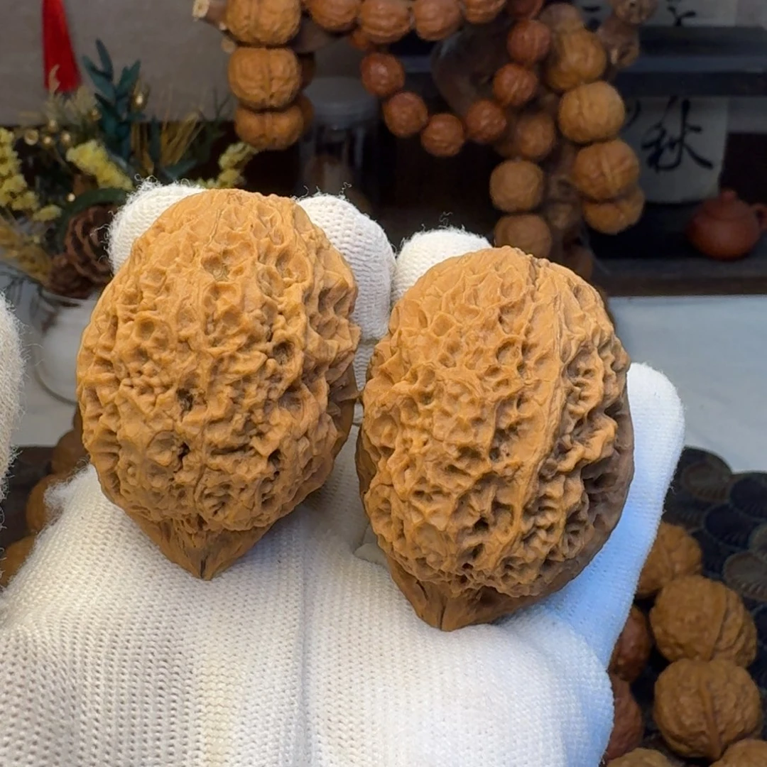 文玩核桃把件狼牙棒43.5尺寸 ，克重67.8