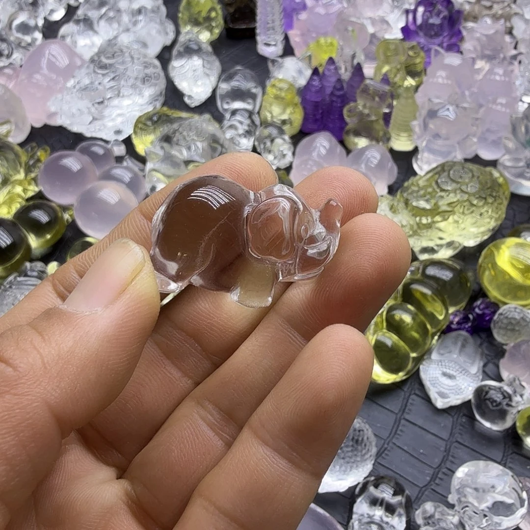 水晶颈饰未镶嵌吊坠