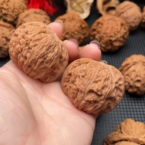吊坠文玩核桃磨盘对歪42