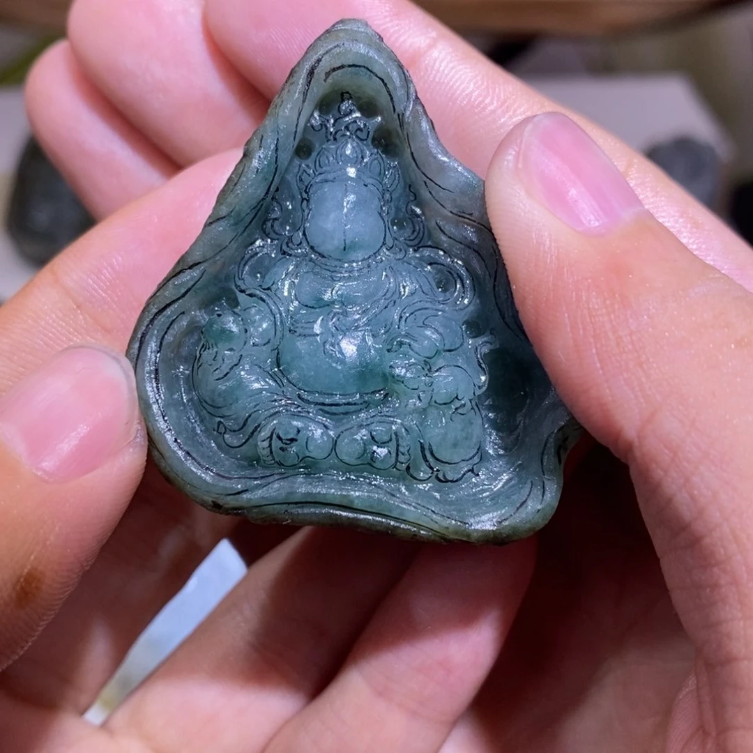 未镶嵌定制翡翠蓝定制