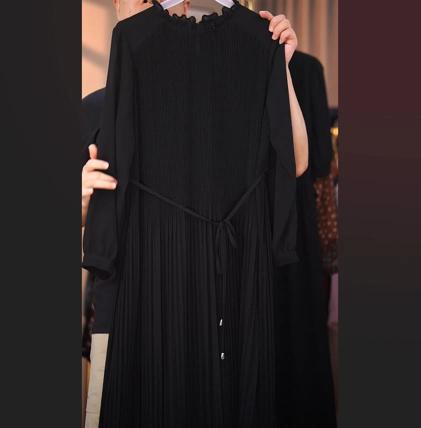 C13长袖ZW1宽松连衣裙女装连衣裙显瘦长款