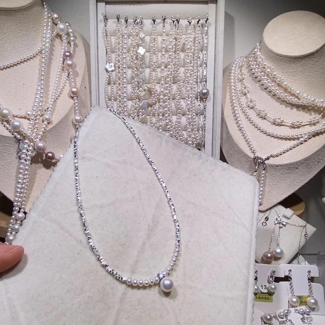 非金属925银纯银碎银子项链戴妃