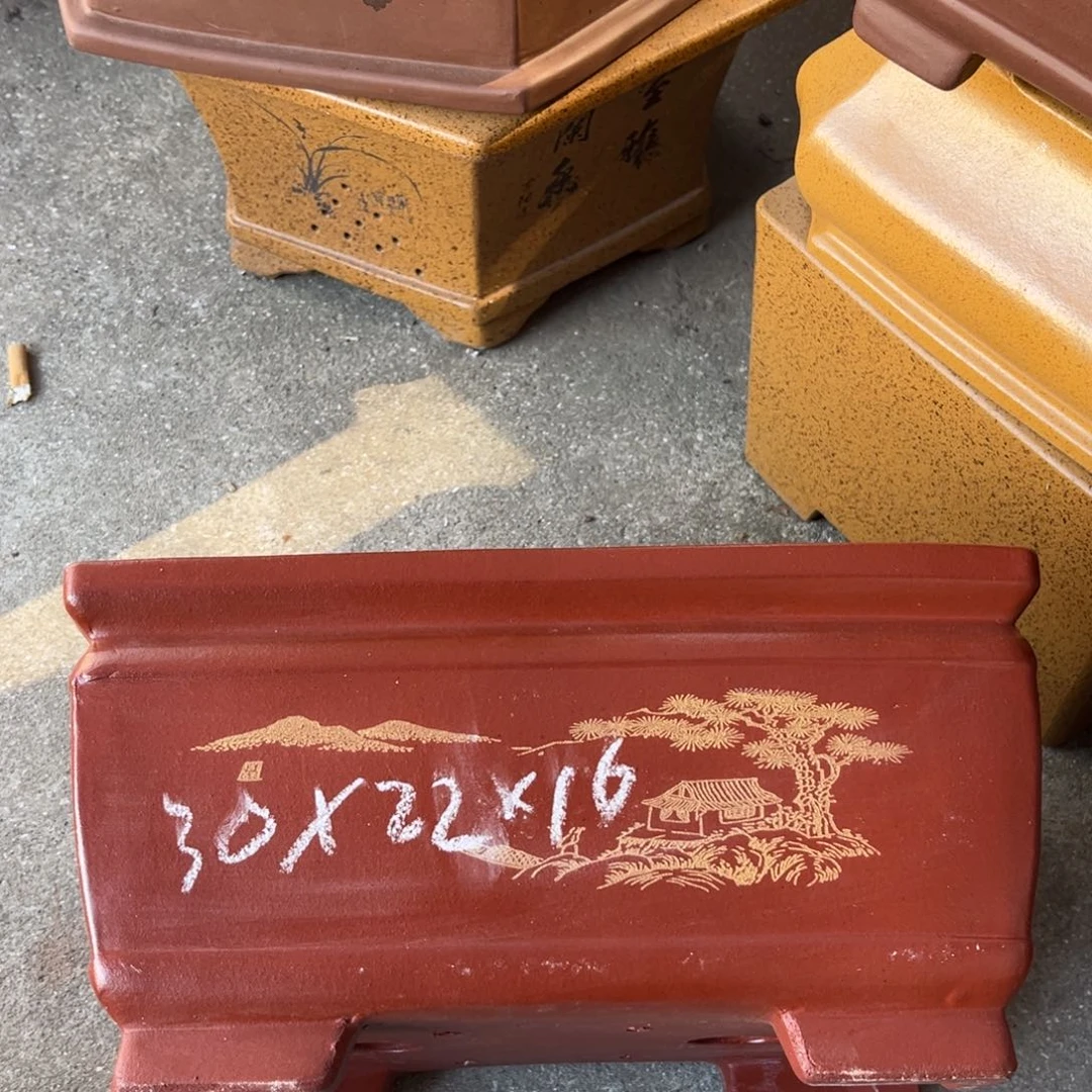 紫砂花盆盆景艺术