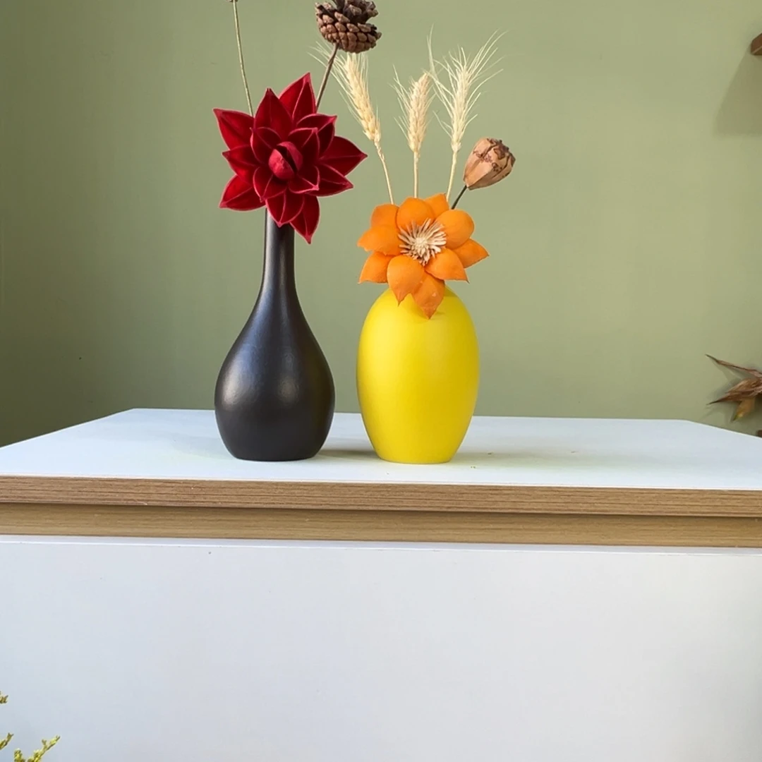 陶瓷花瓶陶瓷花瓶带花高度20-30厘米左右