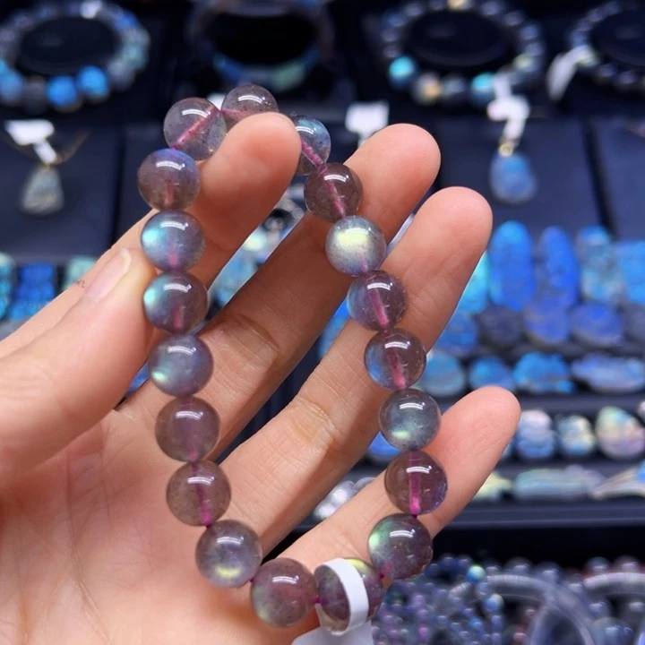 拉长石手串未镶嵌10左右