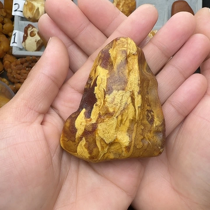 蜜蜡未镶嵌裸石天然蜜蜡吊坠